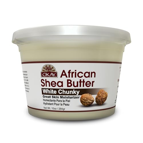OKAY SHEA BUTTER JAR CHUNKS WHITE 10OZ